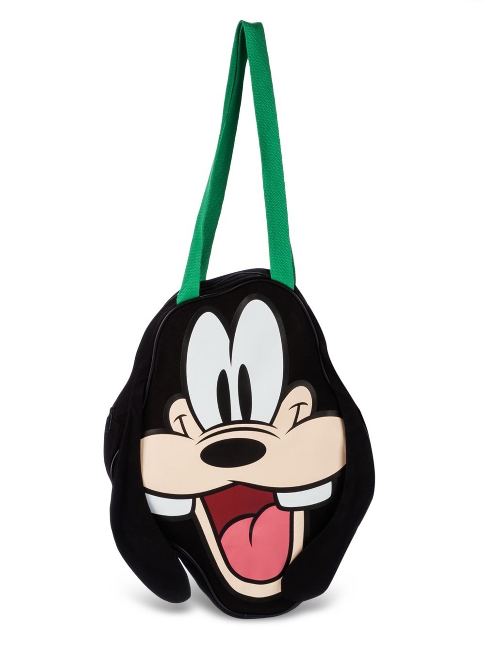 Goofy Tote Bag in Black and Green